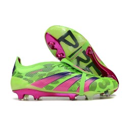 adidas Predator Elite Foldover Tongue FG Team Verde Solar Team Shock Amarillo Limón Lúcido