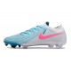 Botas Nike Phantom Luna 2 Elite L FG Blanco Azul Rosa