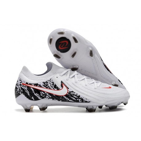 Botas Nike Phantom Luna 2 Elite L FG Blanco Negro Rojo