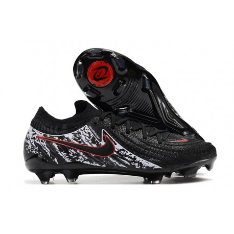Botas Nike Phantom Luna 2 Elite L FG Negro Blanco Rojo