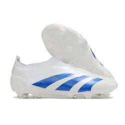 Zapatillas adidas Predator Elite Laceless FG Blanco Azul