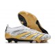Zapatillas adidas Predator Elite Laceless FG Blanco Oro Gris