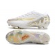 Tacos Nike Zoom Mercurial Vapor 15 Elite FG Blanco Oro Argento
