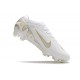 Tacos Nike Zoom Mercurial Vapor 15 Elite FG Blanco Oro Argento