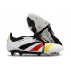 adidas Predator Elite Foldover Tongue FG Blanco Negro Rojo Amarillo