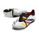 adidas Predator Elite Foldover Tongue FG Blanco Negro Rojo Amarillo