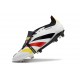adidas Predator Elite Foldover Tongue FG Blanco Negro Rojo Amarillo