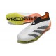 Zapatillas adidas Predator Elite Laceless FG Blanco Negro Naranja