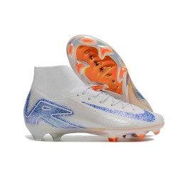 Tacos Nike Mercurial Superfly 10 Elite FG Blueprint Blanco Azul Carrera