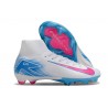 Tacos Nike Mercurial Superfly 10 Elite FG Blanco Azul Rosa