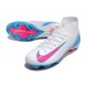 Tacos Nike Mercurial Superfly 10 Elite FG Blanco Azul Rosa