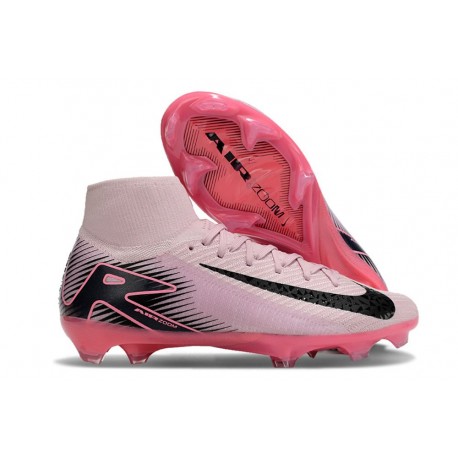 Tacos Nike Mercurial Superfly 10 Elite FG Rosa Negro