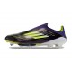 Botas de Futbol adidas F50+ Laceless FG Morado Unity Blanco Limón Lúcido
