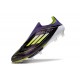 Botas de Futbol adidas F50+ Laceless FG Morado Unity Blanco Limón Lúcido
