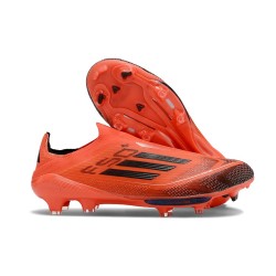 Botas de Futbol adidas F50+ Laceless FG Rojo Negro