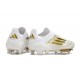 Botas de Futbol adidas F50+ Laceless FG Ftwr Blanco Dorado Met