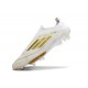 Botas de Futbol adidas F50+ Laceless FG Ftwr Blanco Dorado Met