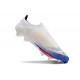 Botas de Futbol adidas F50+ Laceless FG Ftwr Blanco Azul Lúcido Rojo