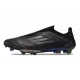 Botas de Futbol adidas F50+ Laceless FG Negro Hierro Met Dorado Met