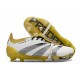 adidas Predator Elite Tongue FG Blanco Oro Plata