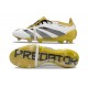 adidas Predator Elite Tongue FG Blanco Oro Plata