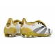 adidas Predator Elite Tongue FG Blanco Oro Plata
