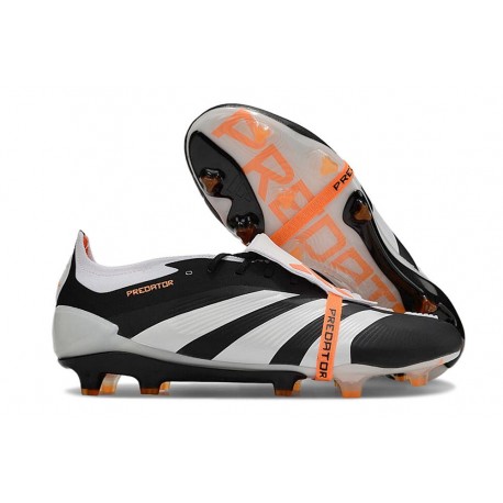 adidas Predator Elite Tongue FG Negro Blanco Naranja
