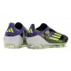 Botas adidas F50 Elite Laceless FG Morado Unity Blanco Limón Lúcido