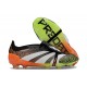 adidas Predator 24 Elite Tongue FG Negro Blanco Verde Naranja