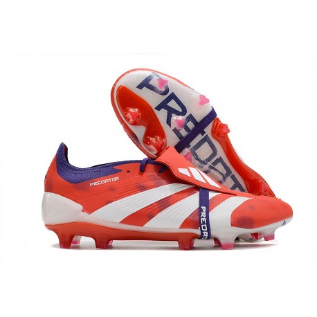 adidas Predator Elite Tongue FG Rojo Blanco