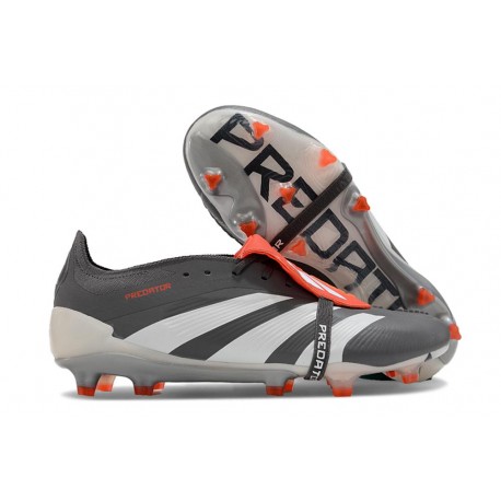 adidas Predator Elite Tongue FG Negro Blanco Rojo