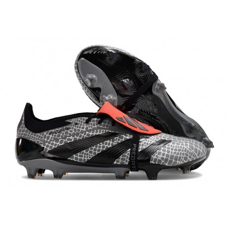 adidas Predator 24 Elite Tongue FG Negro Rojo
