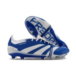 adidas Predator 24 Elite Tongue FG Azul Blanco