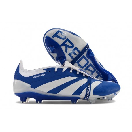 adidas Predator 24 Elite Tongue FG Azul Blanco