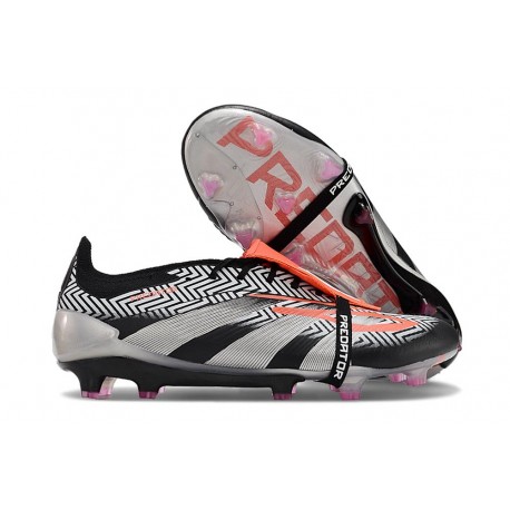 adidas Predator 24 Elite Tongue FG Negro Rojo Blanco