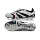 adidas Predator 24 Elite Tongue FG Plata Negro