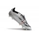 adidas Predator 24 Elite Tongue FG Plata Negro