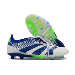 adidas Predator 24 Elite Tongue FG Blanco Azul Verde