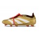 adidas Predator 24 Elite Tongue FG Dorado Met Blanco Rojo