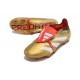 adidas Predator 24 Elite Tongue FG Dorado Met Blanco Rojo