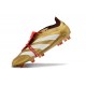 adidas Predator 24 Elite Tongue FG Dorado Met Blanco Rojo