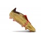 adidas Predator 24 Elite Tongue FG Dorado Met Blanco Rojo