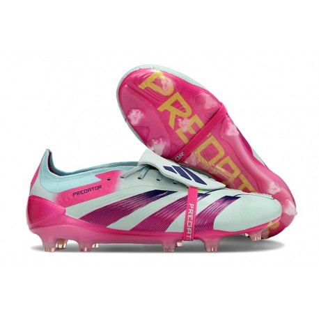adidas Predator 24 Elite Tongue FG Casi Azul Rosa