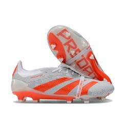 adidas Predator 24 Elite Tongue FG Gris Naranja