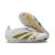 adidas Predator 24 Elite Tongue FG Ftwr Blanco Dorado Met