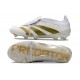 adidas Predator 24 Elite Tongue FG Ftwr Blanco Dorado Met