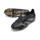 adidas Predator 24 Elite Tongue FG Negro Carbón Dorado Met