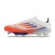 Nuevo adidas F50+Elite FG Blanco Rojo Solar Azul Lúcido