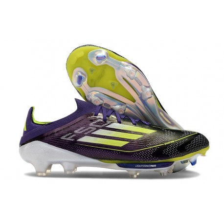 Nuevo adidas F50+Elite FG Morado Unity Blanco Limón Lúcido