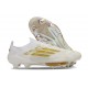 Nuevo adidas F50+Elite FG Ftwr Blanco Dorado Met
